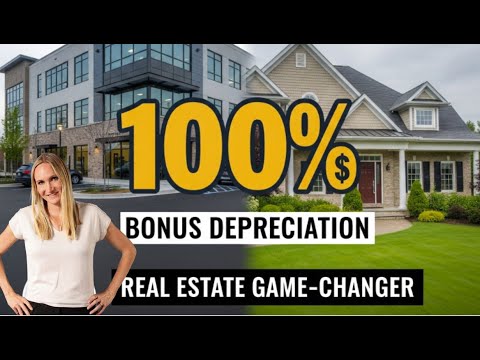 100% Bonus Depreciation is BACK! Real Estate Investors, Don't Miss These Huge Tax Benefits