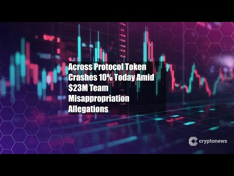 Across Protocol Token Crashes 10% Today Amid $23M Team