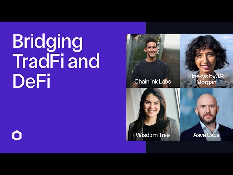 Bridging TradFi and DeFi Through Tokenization | J.P. Morgan, Wisdom Tree, Chainlink, & Aave