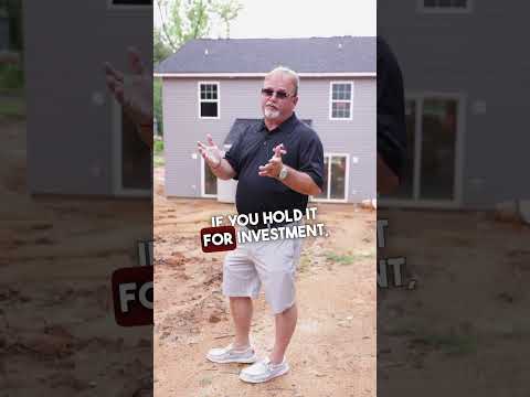 Building a duplex takes the same time but can be sold to an investor for a higher return.