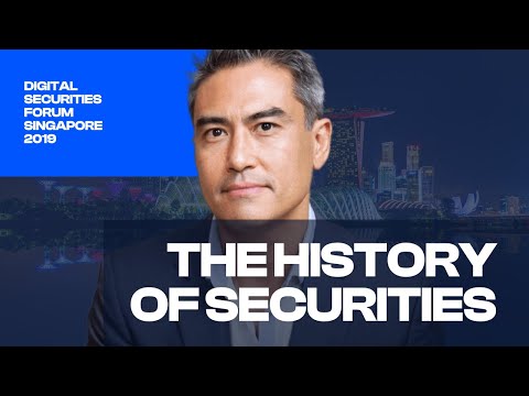 Julian Kwan about 'The History of securities' | Digital Securities Forum Singapore 2019