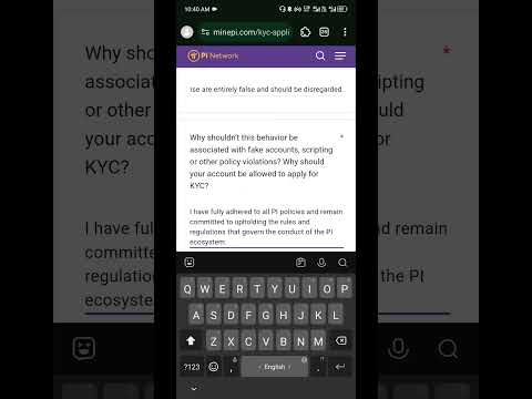 KYC GEÇİCİ ONAYI SORUNUNU ÇÖZME YOLU #blockchain #crypto #pinetwork #bitcoin #chatgpt #btc #borsa