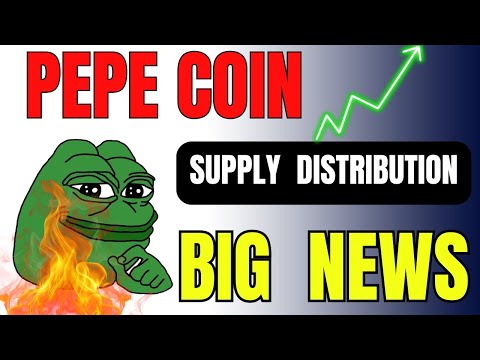 PEPE COIN BREAKING NEWS & SUPPLY DISTRIBUTION||PEPE COIN PRICE ANALYSIS || PEPE MEMECOIN