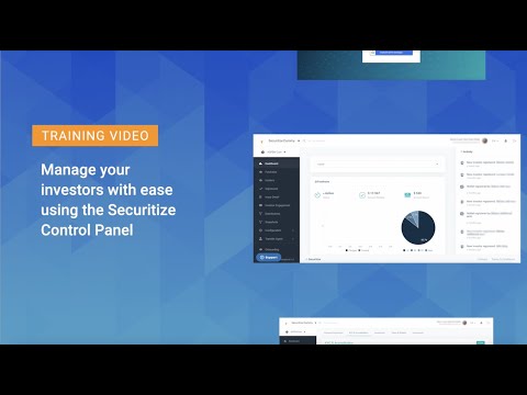 Securitize for Business: Control Panel Tutorial