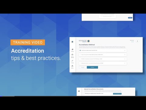Securitize for Business: Investor Accreditation Tutorial