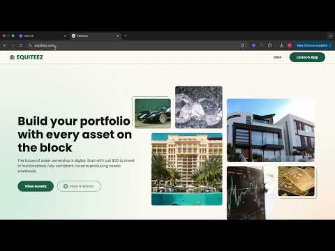 Tokenized Real Estate Investing on Equiteez | Complete RWA Purchase Guide 2025