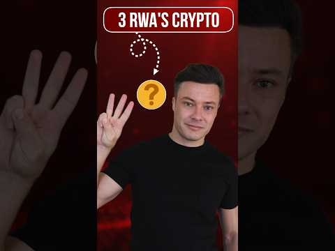 Top 3 RWA AltCoins #crypto #bitcoin #shorts