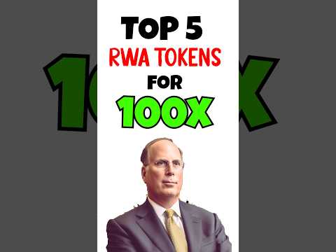 TOP 5 RWA Tokens to buy For 100x Returns  #RWA #crypto #Realworldutilities
