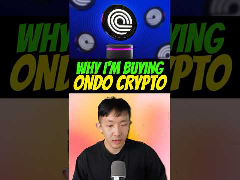 Why I’m buying ONDO Crypto? #crypto #ondo #altcoins