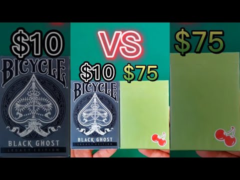 $10 VS $75 playing cards! #shorts