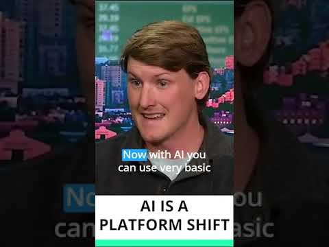 AI is a platform shift! #fintech #bloomberg #investing