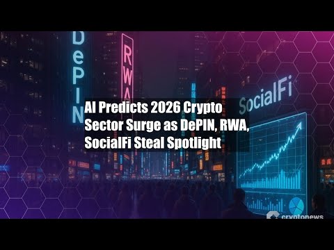 AI Predicts 2026 Crypto Sector Surge as DePIN, RWA, SocialFi Steal