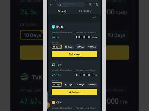 Binance NFT metaverse ai marketing passive income crypto staking explained high APY roi #shorts