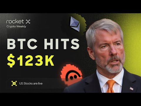 Bitcoin to $123K! Solana RWA, Ethereum Roars & Hyperliquid Whale Disappears | RocketX Crypto Weekly