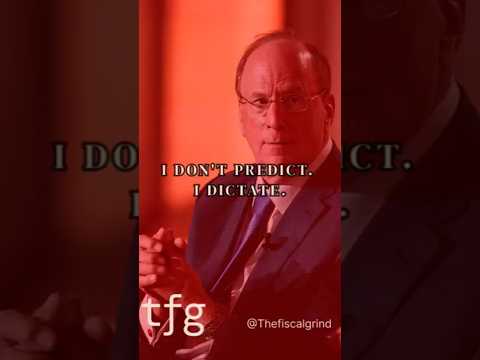 BlackRock CEO Larry Fink doesn't just analyze the future—he dictates it.