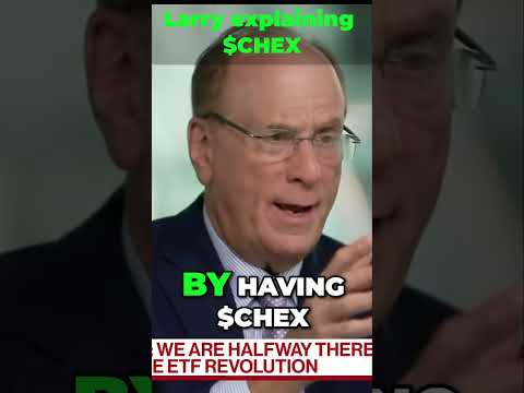 BlackRock CEO Larry Fink Says Tokenization Is The Future Of Finance #rwa #chex #chintai