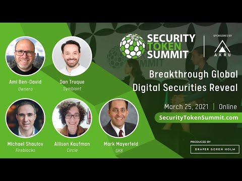 Breakthrough Global Digital Securities Reveal by Ownera | Security Token Summit