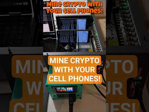 BUILD YOUR OWN CELL PHONE MINING FARM! #crypto #cellphonemining #passiveincome #verus #cryptomining