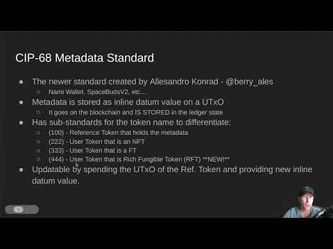 Cardano: NerdOut – Token Standards