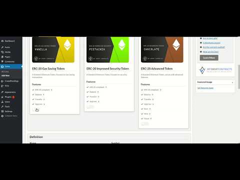Deploy a Vanilla ERC-20 Standard Token