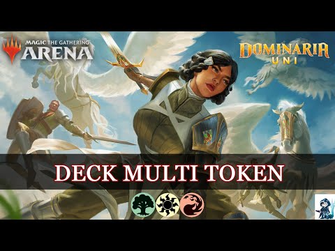 DU GROS FUN!  MAGIC ARENA, DECK TOKEN Standard Dominaria United. MTGA King Darien, Valet, Adeline…