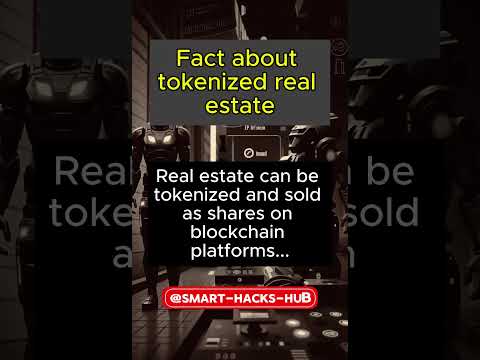 Fact about tokenized real estate #blockchaintechnology #crypto #cryptofinance #ethereum #motivation