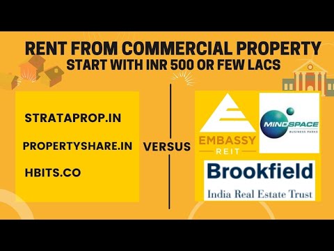 Fractional property (Crowdfunding, property sharing) vs REIT. Own commercial property in bits