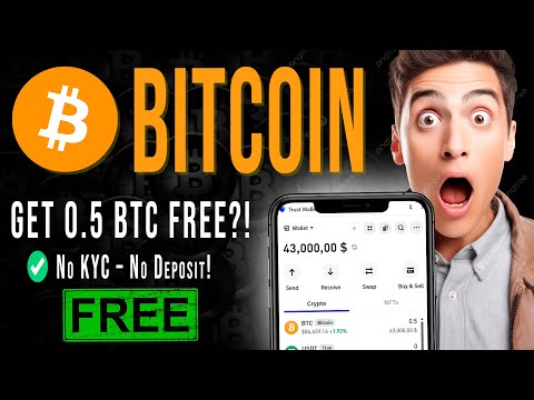 Get FREE Bitcoin 0,5 BTC ($43,000) / Free Bitcoin AIRDROP 2025
