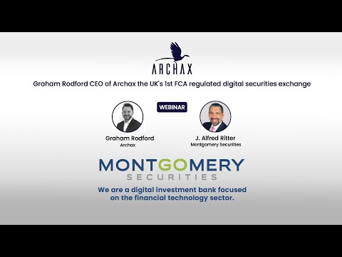 Graham Rodford CEO of Archax the UK's 1st FCA regulated digital securities exchange