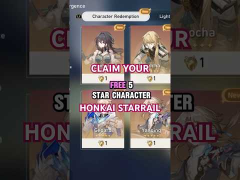 HAVE YOU CLAIMED YOUR FREE 5 STAR?! #hoyoverse #honkaistarrail #honkai