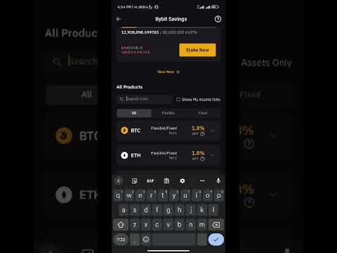 How I Earn 5% APR Split Saving In Dollars On Bybit- Passive Income #shorts