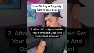 How To Buy A Home Under Your LLC #realestateinvesting