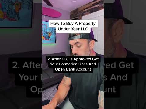 How To Buy A Home Under Your LLC #realestateinvesting