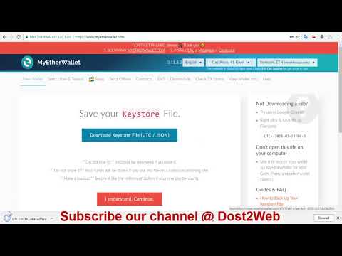 How to Create ERC 20(Ethereum Token Standard) Wallet Address