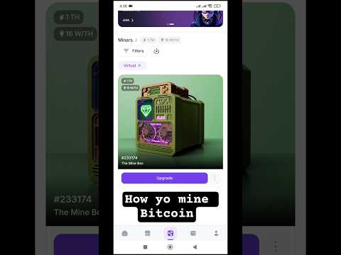 How to mine bitcoin on GoMining #bitcoin #btcmining #crypto #earnbitcoin #nft #miningpalingmudah