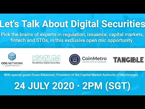 Let's Talk About Digital Securities #SGBCW2020