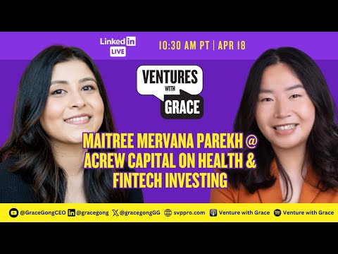 Maitree Mervana Parekh@Acrew Capital on Health & Fintech Investing