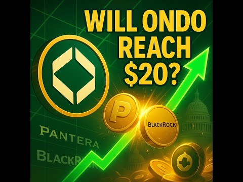 Ondo going to $20 ? RWA king backed by Pantera & Blackrock !!