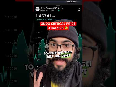 Ondo price breakout after Token FUD #crypto #rwa
