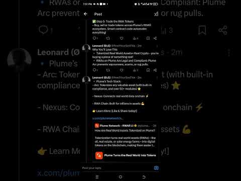 RWA Tokens? Here’s How Plume Does It! #rwafi
