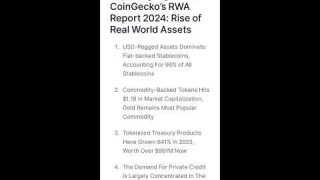 RWA Top 4 Highlights 2024 #crypto #rwa #cryptocurrency