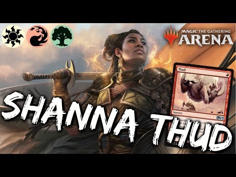 Shanna THUD [MTG Arena] | Naya Token Deck in M19 Standard