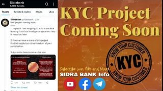 SIDRA BANK. KYC project coming soon #sidrabank #sidracoin #crypto