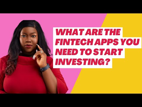 Some of the fintech apps that you can use to start investing …