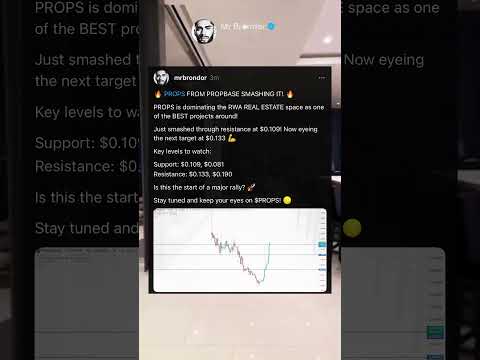 THE BEST RWA PROTOCOL OUT THERE IN REAL ESTATE? TA of #PROPS #Business #Crypto#BTC #Trading