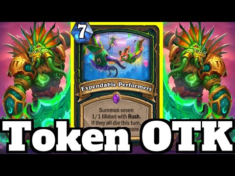 Token Demon Hunter OTK! Standard Expendable Performers Wrathscale Naga Combo! | Hearthstone