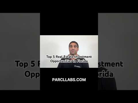 Top 5 Real Estate Investment Opportunities in Florida for 2025