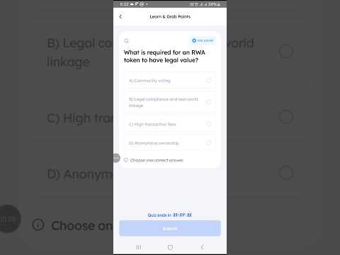 What is required for a RWA token to have legal value? #quiz #marinaprotocol #marinaprotocolquiz