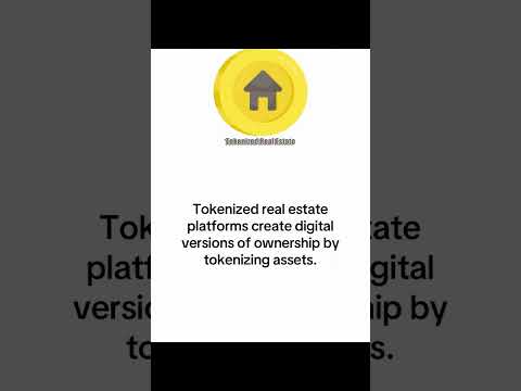 What is Tokenized Real Estate? #cryptoforold #short #shorts #cryptocurrency #blockchain #realestate