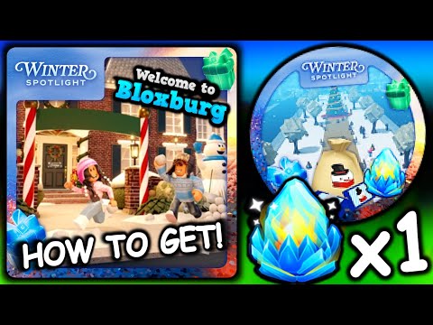 WINTER SPOTLIGHT! HOW TO GET The Regular/Standard Token FROM Welcome to Bloxburg! (ROBLOX EVENT)